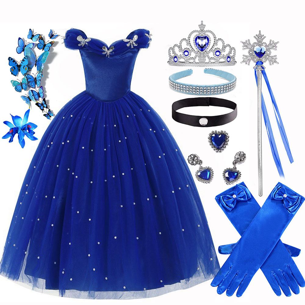 Baby Clothing Dresser - Summer Christmas Luxury Cinderella Clothes For